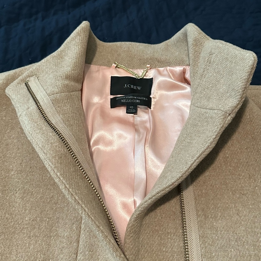J. Crew Cocoon Coat in Italian Stadium Cloth - Picture 2 of 3